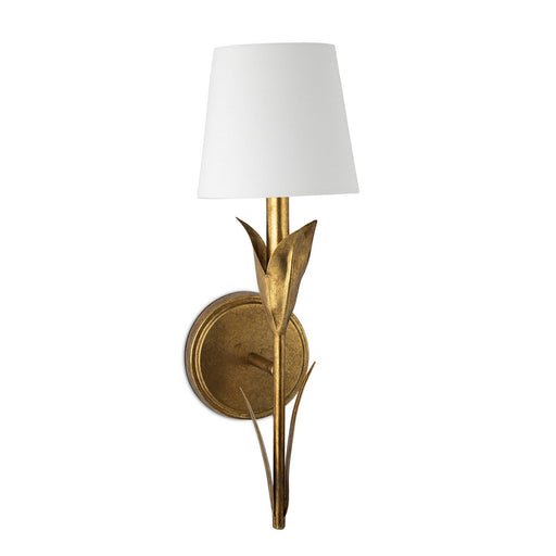Regina Andrew - 15-1218GLD - One Light Wall Sconce - River Reed - Antique Gold