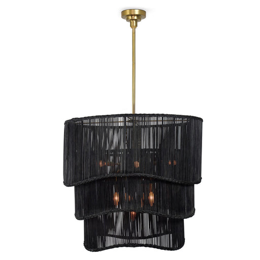 Regina Andrew - 16-1402BLK - 11 Light Chandelier - Nimes - Black