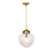 Regina Andrew - 16-1419NB - One Light Pendant - Sadie - Natural Brass