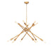 Regina Andrew - 16-1425NB - 12 Light Chandelier - Cobra - Natural Brass