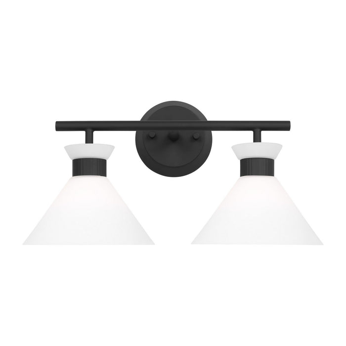 Visual Comfort Studio - DJV1012MBK - Two Light Bath - Belcarra - Midnight Black