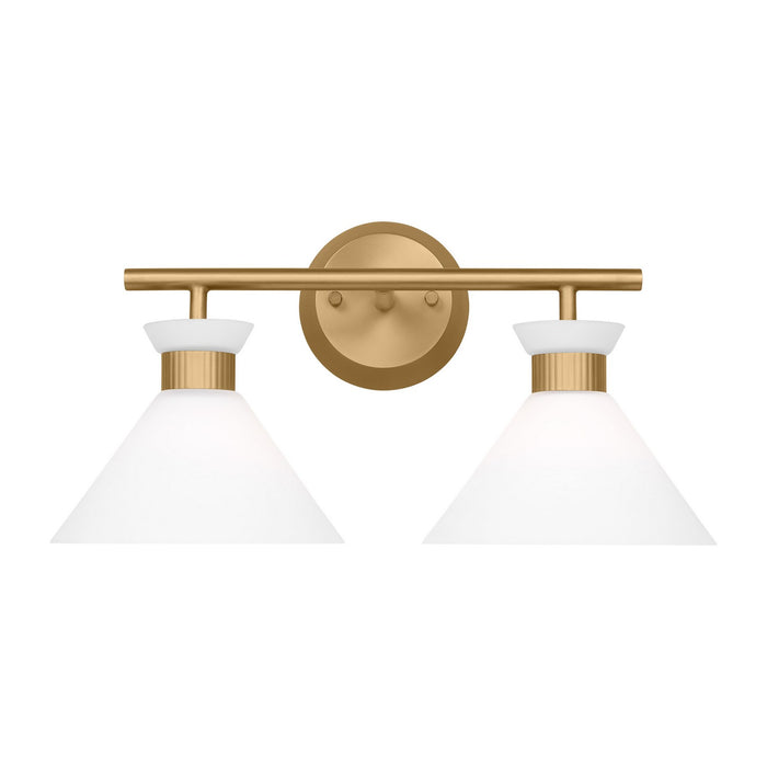 Visual Comfort Studio - DJV1012SB - Two Light Bath - Belcarra - Satin Brass