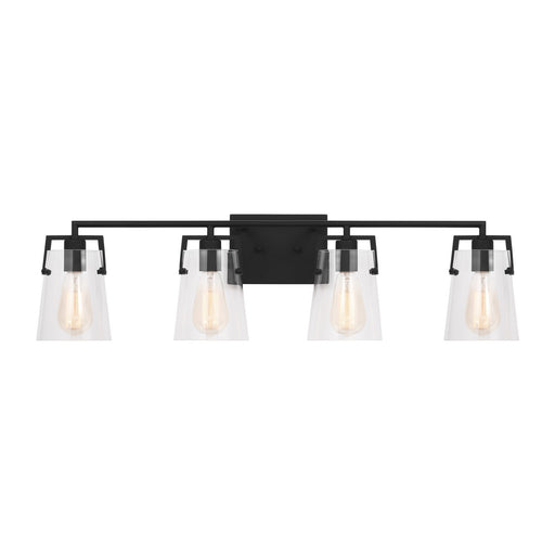 Visual Comfort Studio - DJV1034MBK - Four Light Bath - Crofton - Midnight Black
