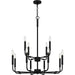 Quoizel - ABR5128MBK - 12 Light Chandelier - Abner - Matte Black