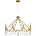 Quoizel - AID5030AB - Eight Light Chandelier - Airedale - Aged Brass