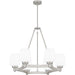 Quoizel - PNG5028BN - Six Light Chandelier - Penning - Brushed Nickel