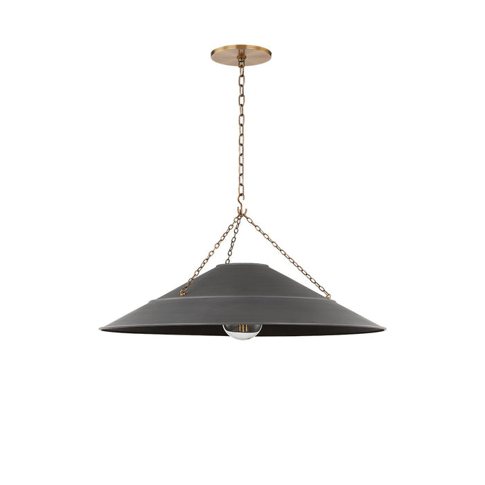 Troy Lighting - F1234-PBR/GRA - One Light Pendant - Arcane - Patina Brass