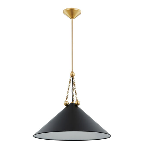 Mitzi - H784701L-AGB/SBK - One Light Pendant - Kalea - Aged Brass/Soft Black