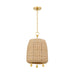 Mitzi - H802701S-AGB - One Light Pendant - Elena - Aged Brass