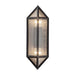 Alora - EW332705BKCR - Two Light Outdoor Wall Lantern - Cairo - Black/Ribbed Glass