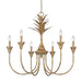 Golden - 0846-6 HG - Six Light Chandelier - Lillianne HG - Heirloom Gold