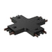 ET2 - ETMSC90-4XW-BK - Track 4-way X Connector - Continuum - Track - Black