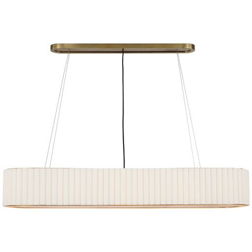 Visual Comfort Signature - IKF 5445HAB-L - LED Linear Chandelier - Palati - Hand-Rubbed Antique Brass