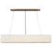 Visual Comfort Signature - IKF 5445HAB-L - LED Linear Chandelier - Palati - Hand-Rubbed Antique Brass