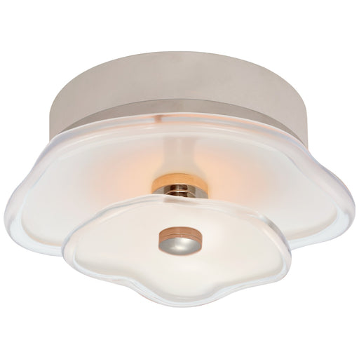 Visual Comfort Signature - KS 4063PN-CRE - LED Flush Mount - Leighton - Polished Nickel