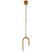Visual Comfort Signature - KW 5590AB-ECG - LED Pendant - Rousseau - Antique-Burnished Brass
