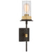 Visual Comfort Signature - RB 2010WI/AB-CG - LED Wall Sconce - Beza - Warm Iron and Antique Brass
