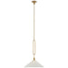 Visual Comfort Signature - RB 5061AB-BSQ - LED Pendant - Argo - Antique Brass