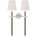 Visual Comfort Signature - TOB 2584PN/NAT-L - LED Wall Sconce - Bryant Wrapped - Polished Nickel and Natural Leather