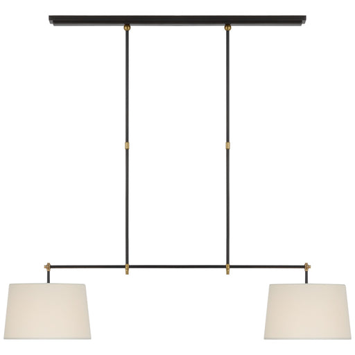 Visual Comfort Signature - TOB 5047BZ/HAB-L - LED Billiard - Bryant - Bronze and Hand-Rubbed Antique Brass