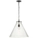 Visual Comfort Signature - TOB 5227BZ/G6-SG - LED Pendant - Katie Conical - Bronze