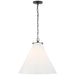 Visual Comfort Signature - TOB 5227BZ/G6-WG - LED Pendant - Katie Conical - Bronze