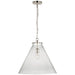 Visual Comfort Signature - TOB 5227PN/G6-CG - LED Pendant - Katie Conical - Polished Nickel