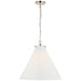 Visual Comfort Signature - TOB 5227PN/G6-WG - LED Pendant - Katie Conical - Polished Nickel