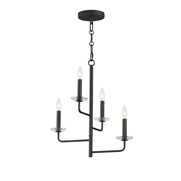 Maxim - 12324TCAR - Four Light Chandelier - Madeira - Anthracite