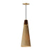 Maxim - 14482GCNAB - One Light Pendant - Sumatra - Natural Aged Brass