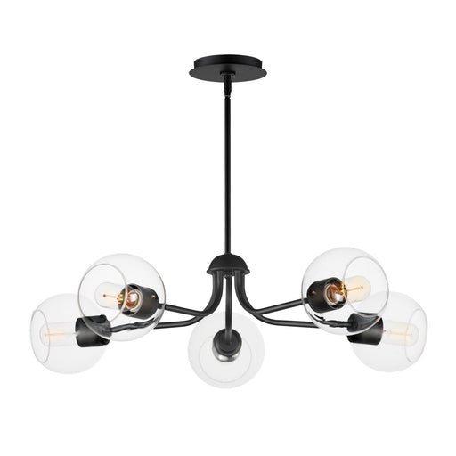 Maxim - 21635CLBK - Five Light Chandelier - Knox - Black