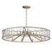 Maxim - 21869BCGS - Ten Light Chandelier - Odeon - Golden Silver