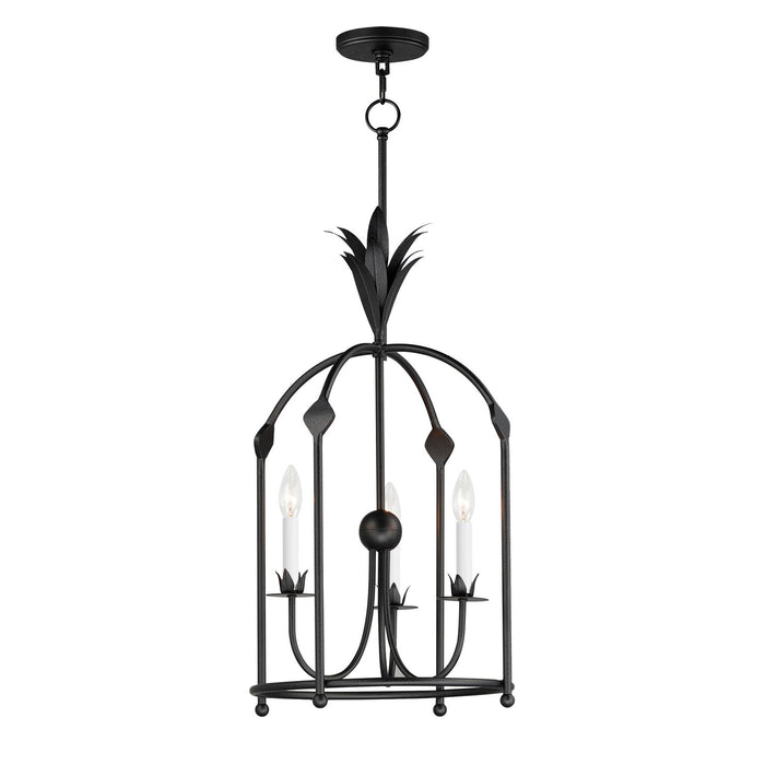 Maxim - 2884AR - Three Light Foyer Pendant - Paloma - Anthracite