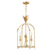 Maxim - 2884GL - Three Light Foyer Pendant - Paloma - Gold Leaf