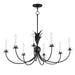 Maxim - 2888AR - Eight Light Chandelier - Paloma - Anthracite