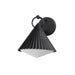 Maxim - 35134WTBK - One Light Wall Sconce - Odette - Black