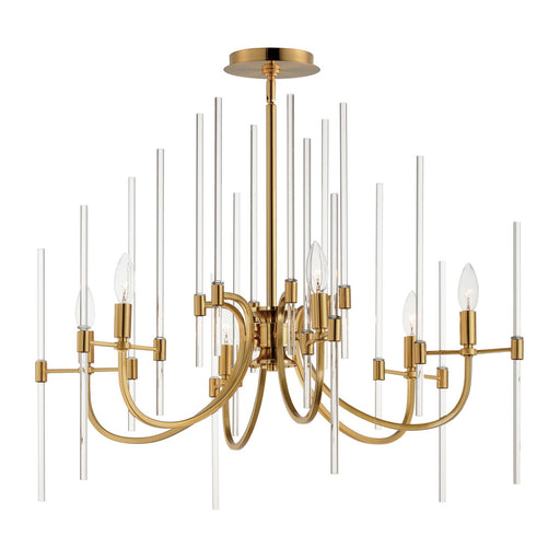 Maxim - 38407CLHR - Six Light Chandelier - Divine - Heritage