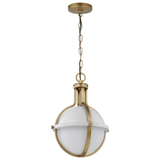 Nuvo Lighting - 60-7664 - One Light Pendant - Lincoln - Matte White