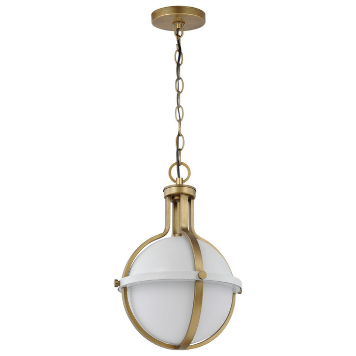 Nuvo Lighting - 60-7664 - One Light Pendant - Lincoln - Matte White