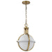 Nuvo Lighting - 60-7664 - One Light Pendant - Lincoln - Matte White