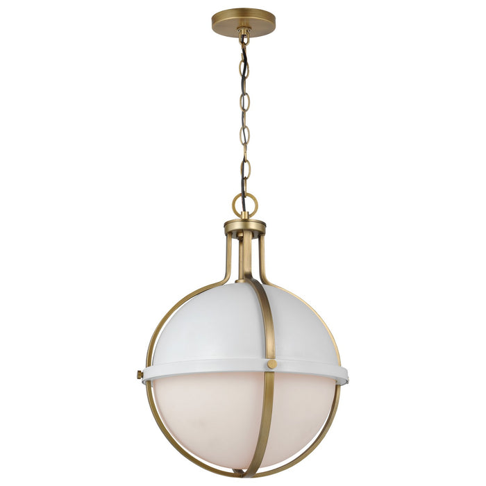Nuvo Lighting - 60-7665 - One Light Pendant - Lincoln - Matte White