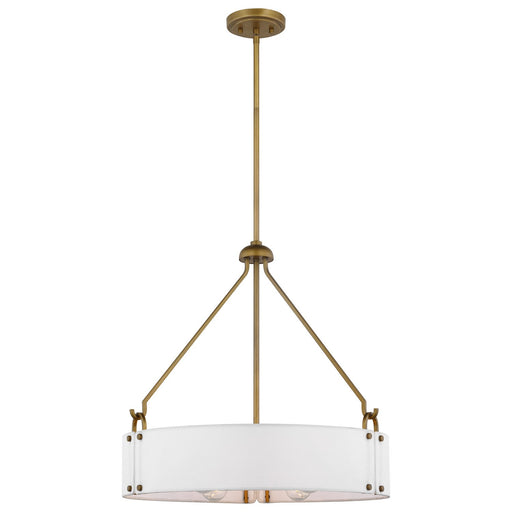 Nuvo Lighting - 60-7691 - Four Light Pendant - Halter - Natural Brass