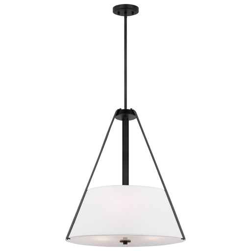 Nuvo Lighting - 60-7696 - Three Light Pendant - Brewster - Black