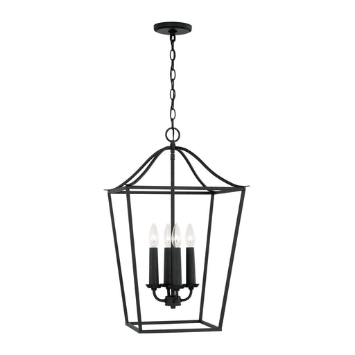 Capital Lighting - 550641BI - Four Light Foyer Pendant - Grady - Black Iron
