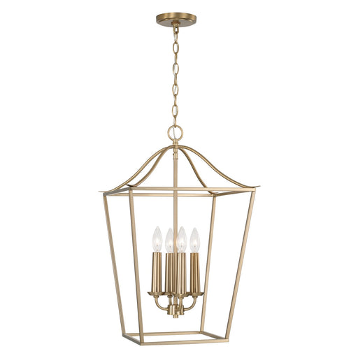 Capital Lighting - 550641MA - Four Light Foyer Pendant - Grady - Matte Brass