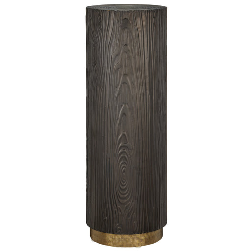 Currey and Company - 1000-0139 - Pedestal - Terra - Bronze/Brass