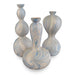 Currey and Company - 1200-0740 - Vase Set of 3 - Calm - Blue/White