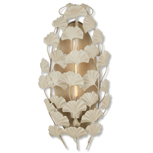 Currey and Company - 5000-0230 - One Light Wall Sconce - Maidenhair - Antique Pearl