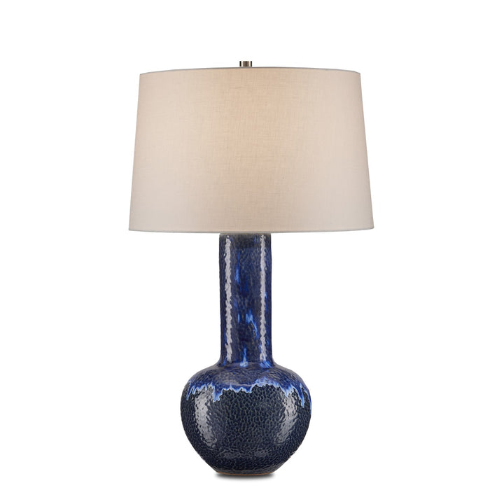 Currey and Company - 6000-0822 - One Light Table Lamp - Kelmscott - Reactive Blue
