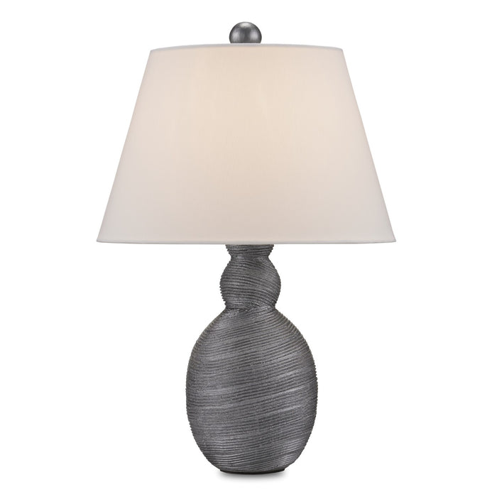 Currey and Company - 6000-0847 - One Light Table Lamp - Basalt - Dark Gray